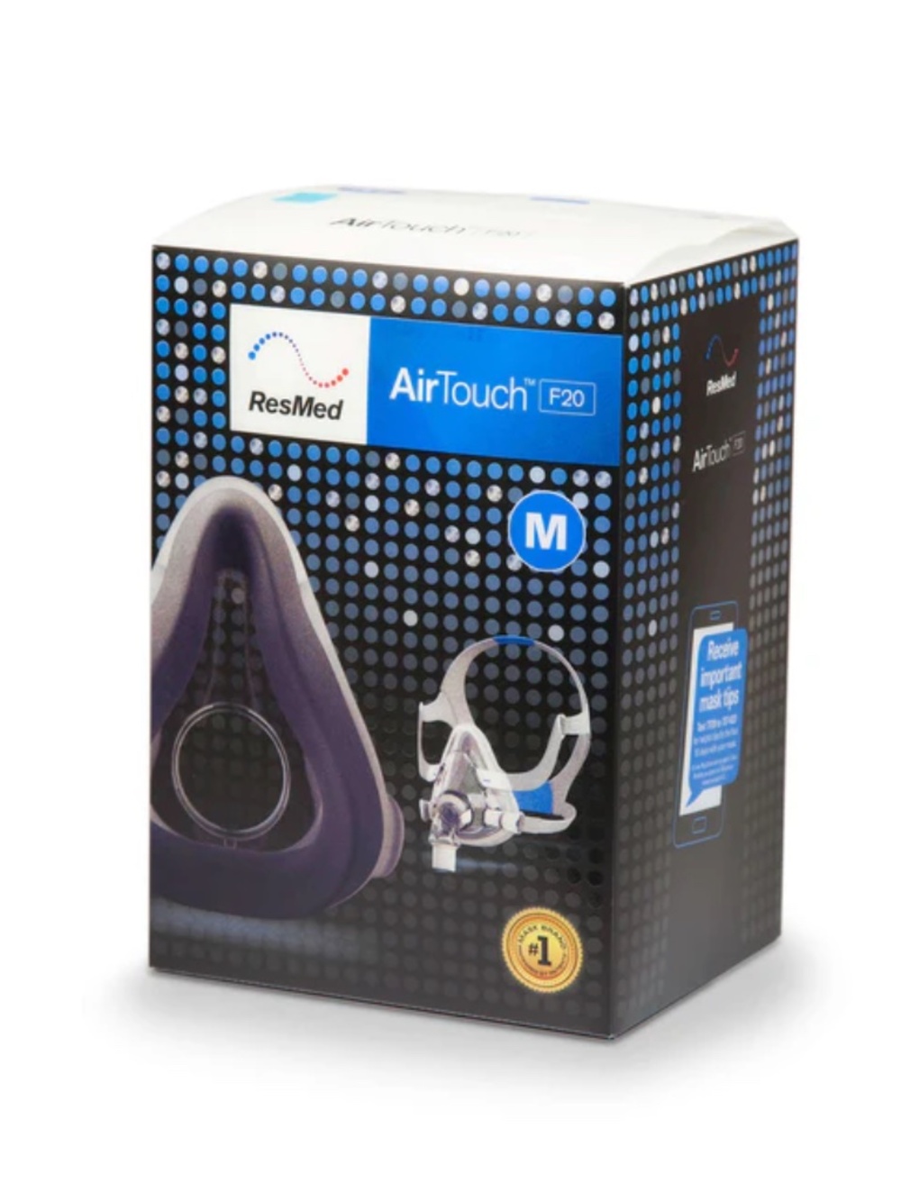 NIB ResMed AirTouch™ F20 Full Face CPAP Mask - Complete System